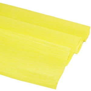 Гофрированая бумага, цвет жёлтый 